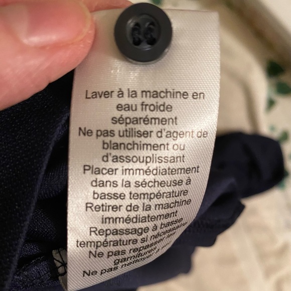 Mens XL Core 365 men’s long sleeve polo in navy blue - Picture 7 of 9